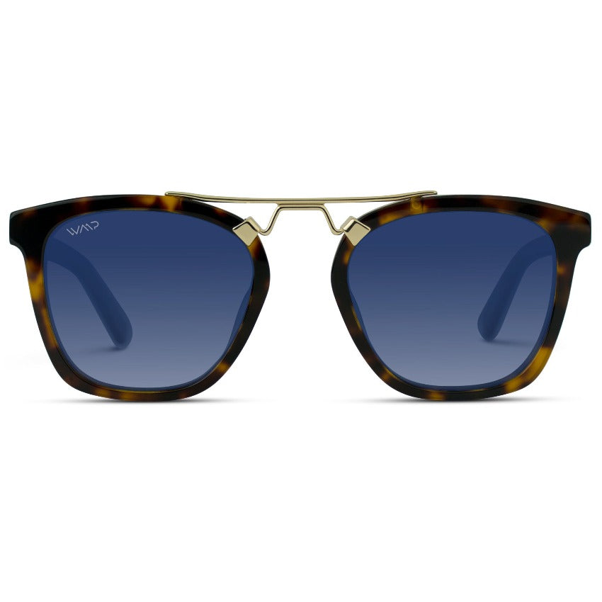 DEMI Oversized Women's Sunglasses in Whiskey Brown Tortoise by WMP Eyewear - Punch Watch Design 