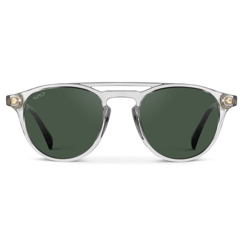 EASTON Men's Round Trendy Sunglasses in Clear Gloss by WMP Eyewear - PUNCH Watch & Eyewear - WMP Eyewear
