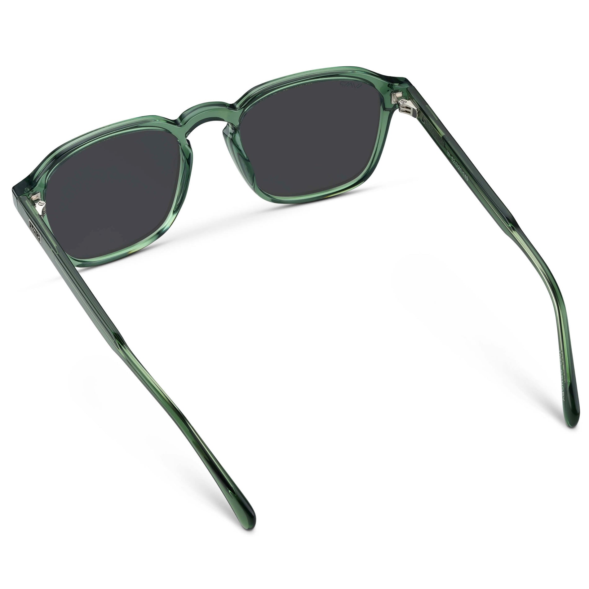 FRANCIS Men's Square Modern Retro Sunglasses in Emerald Green by WMP Eyewear - PUNCH Watch & Eyewear - WMP Eyewear