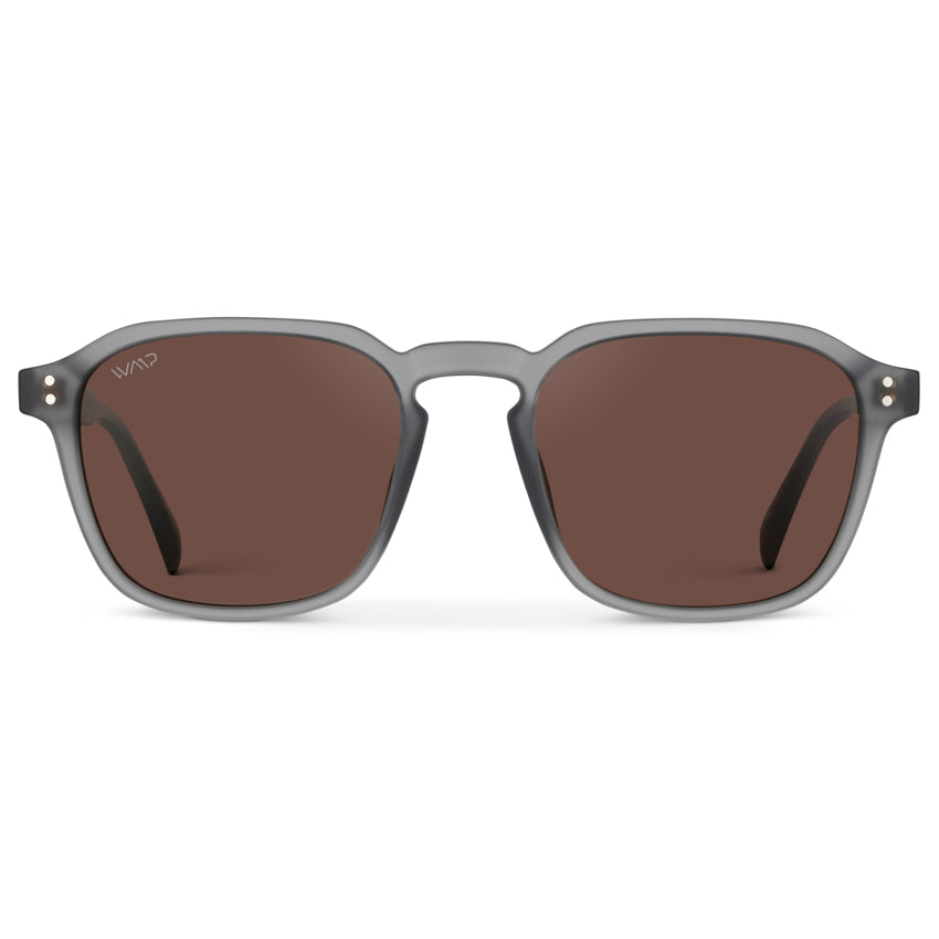 FRANCIS Men's Square Modern Retro Sunglasses in Moonrock Grey by WMP Eyewear - Punch Watch Design 