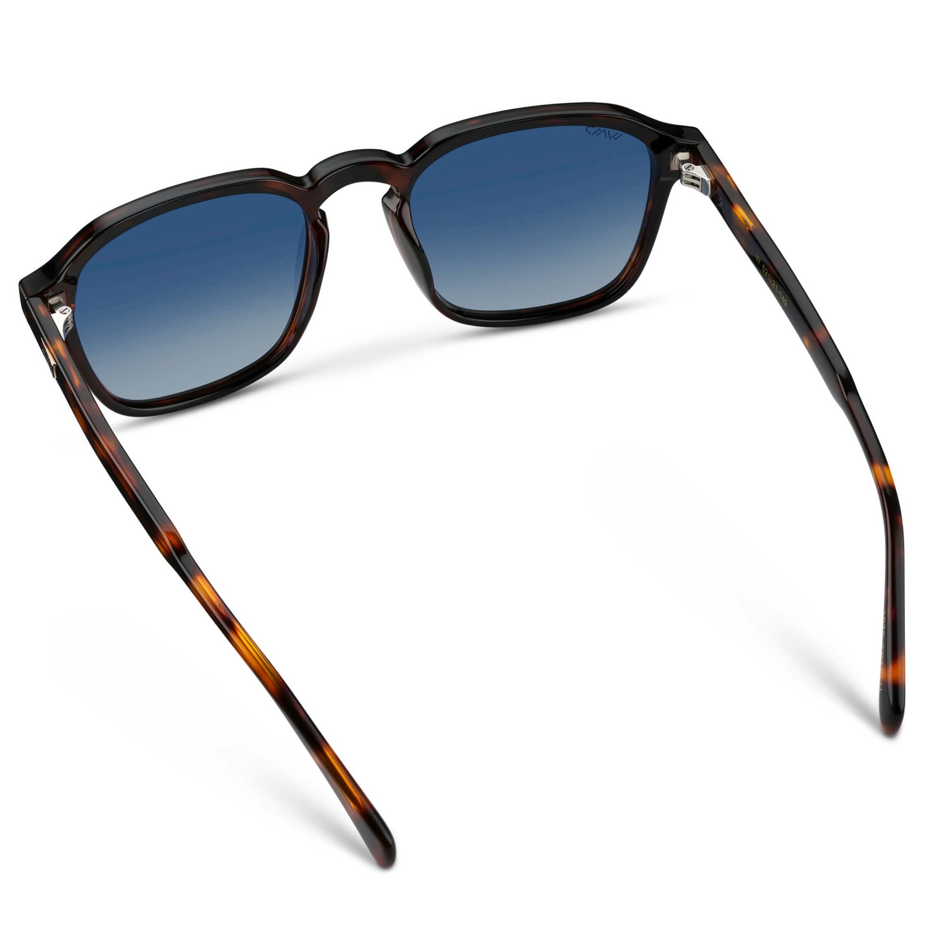 FRANCIS Men's Square Modern Retro Sunglasses in Brown Tortoise by WMP Eyewear - PUNCH Watch & Eyewear - WMP Eyewear