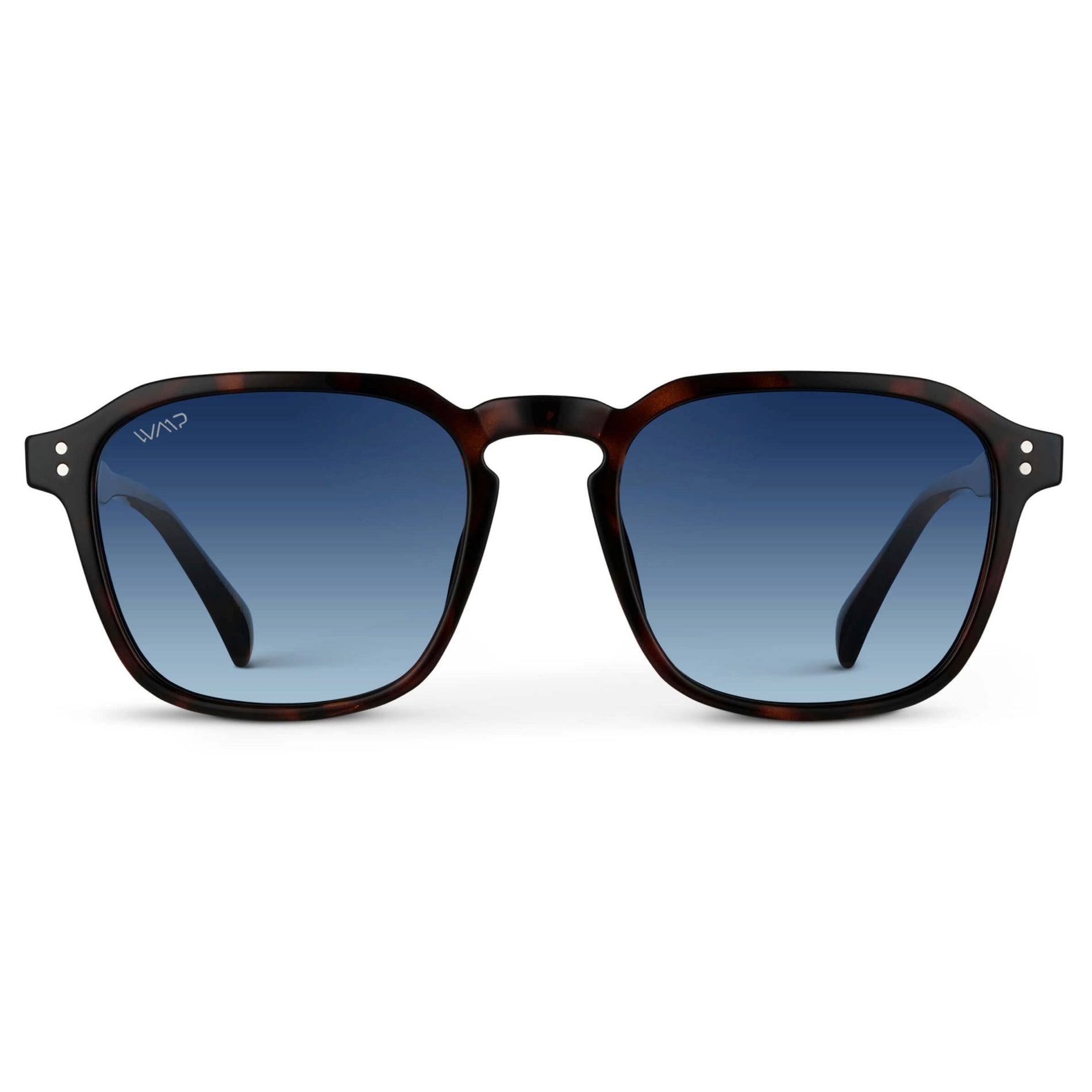 FRANCIS Men's Square Modern Retro Sunglasses in Brown Tortoise by WMP Eyewear