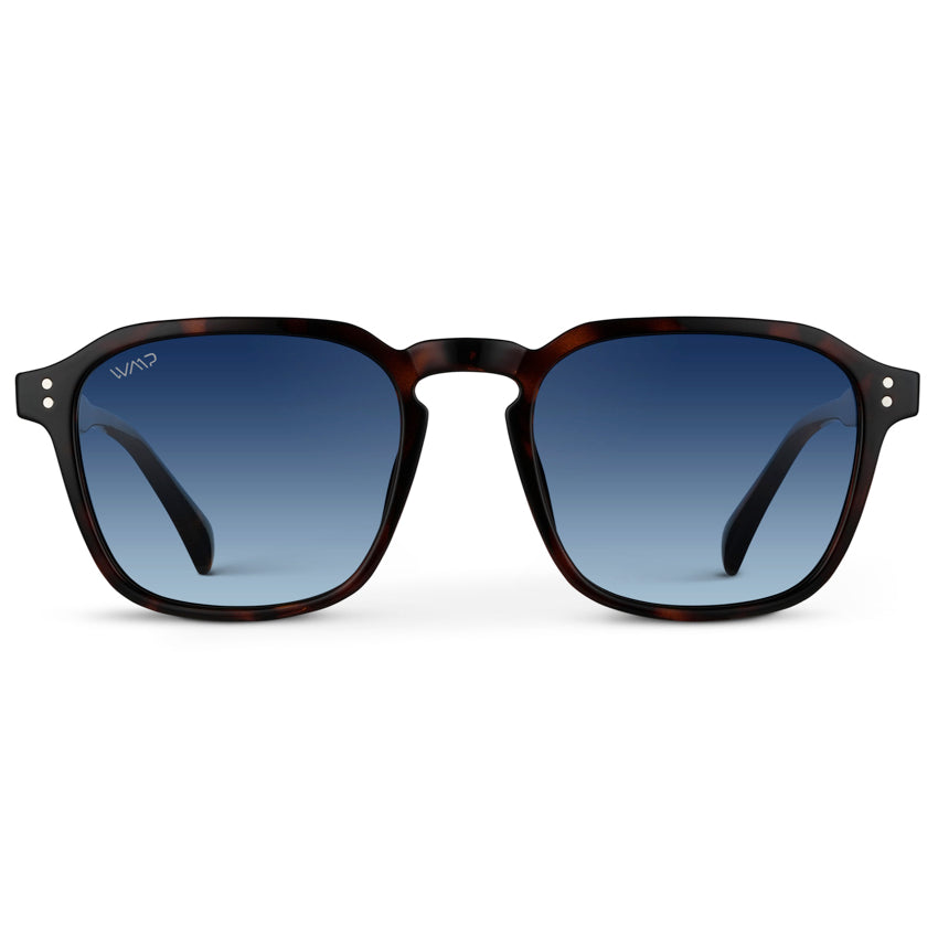 FRANCIS Men's Square Modern Retro Sunglasses in Brown Tortoise by WMP Eyewear - Punch Watch Design 