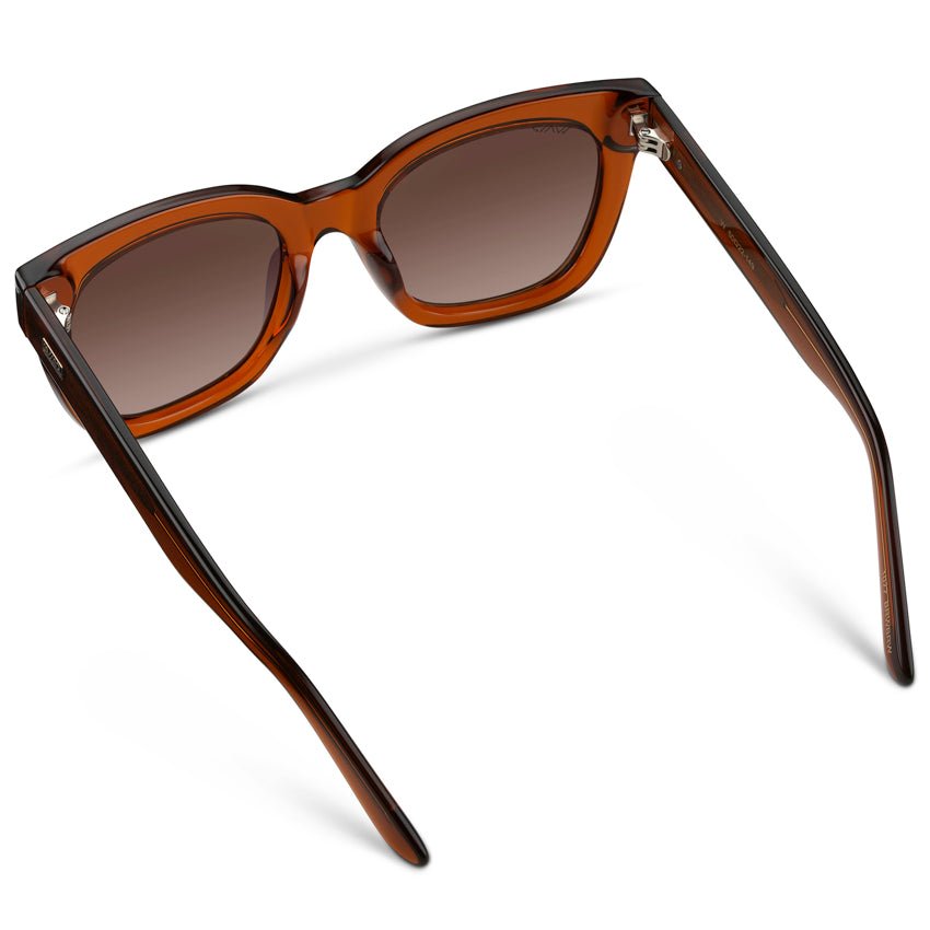 STORMI Cat Eye Women's Sunglasses in Crystal Chestnut Brown by WMP Eyewear - PUNCH Watch & Eyewear - WMP Eyewear
