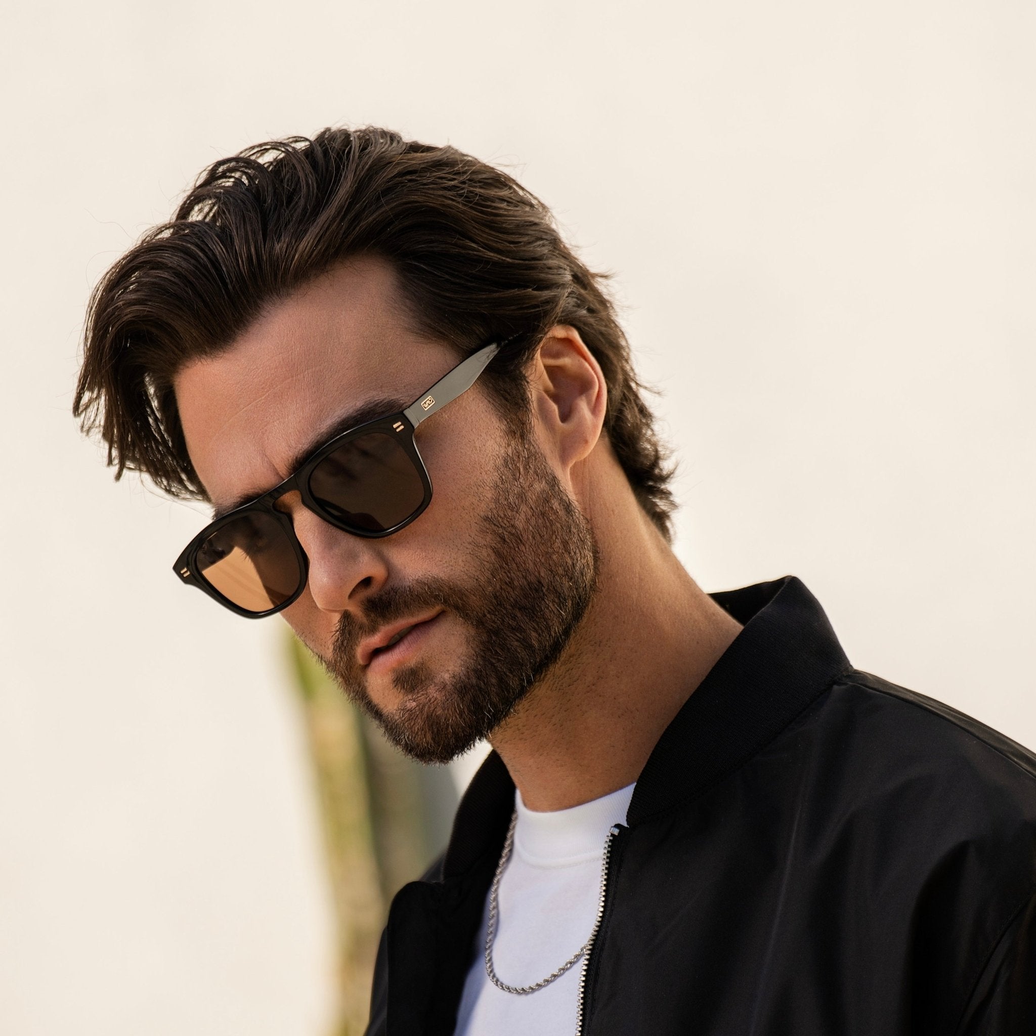 DASH Modern Unisex Sunglasses in Glossy Black by WMP Eyewear - PUNCH Watch & Eyewear - WMP Eyewear