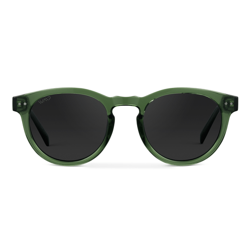 TATE Retro Round Unisex Sunglasses in Emerald Green by WMP Eyewear - PUNCH Watch & Eyewear - WMP Eyewear
