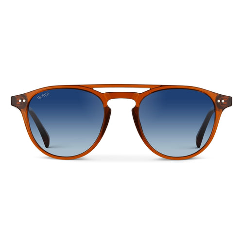 EASTON Men's Round Trendy Sunglasses in Desert Orange by WMP Eyewear - PUNCH Watch & Eyewear - WMP Eyewear