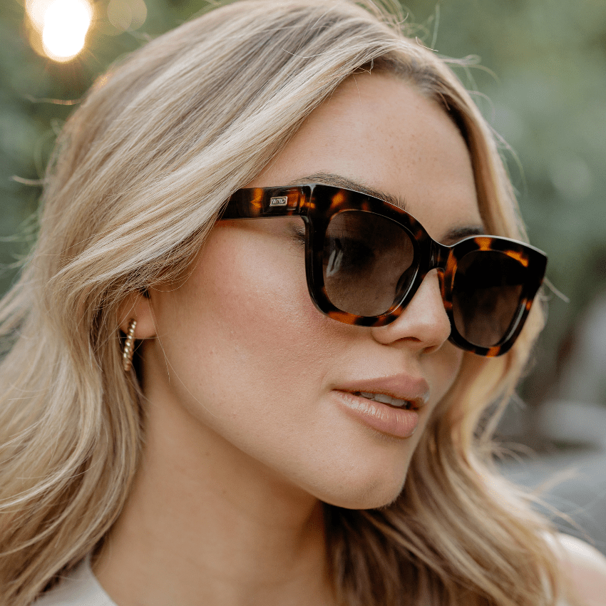 STORMI Cat Eye Women's Sunglasses in Tortoise Brown by WMP Eyewear - PUNCH Watch & Eyewear - WMP Eyewear