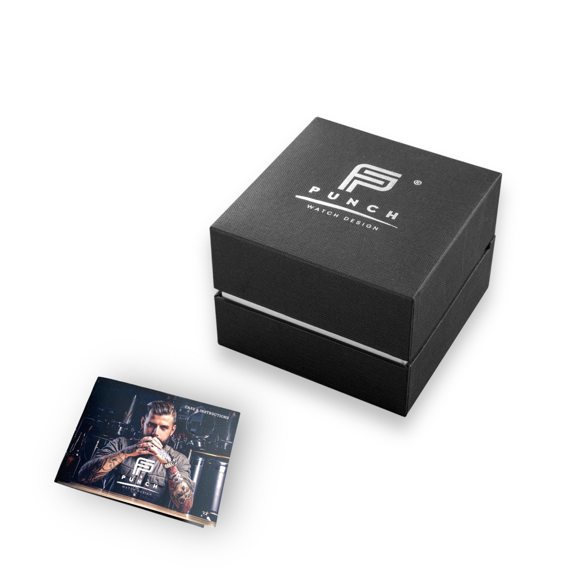 Mens Rose Gold Automatic Watch – Navy Blue FKM Rubber Strap l PUNCH - PUNCH Watch & Eyewear - Punch Watch Design