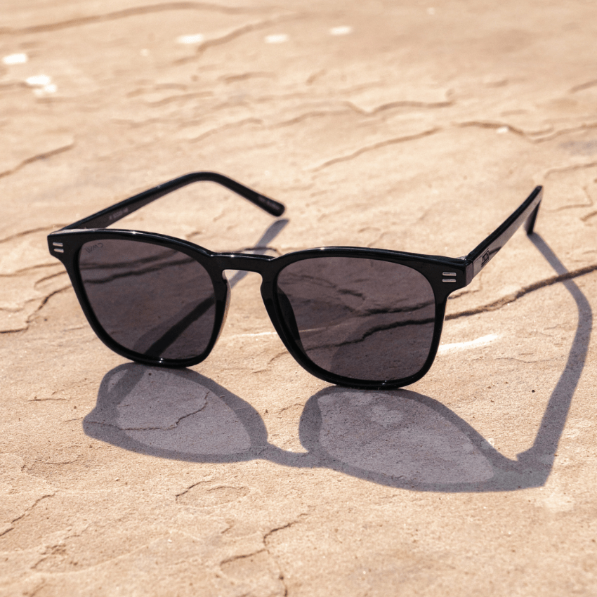 NICK Polarized Men's l Women's Sunglasses in Black by WMP Eyewear - PUNCH Watch & Eyewear - WMP Eyewear