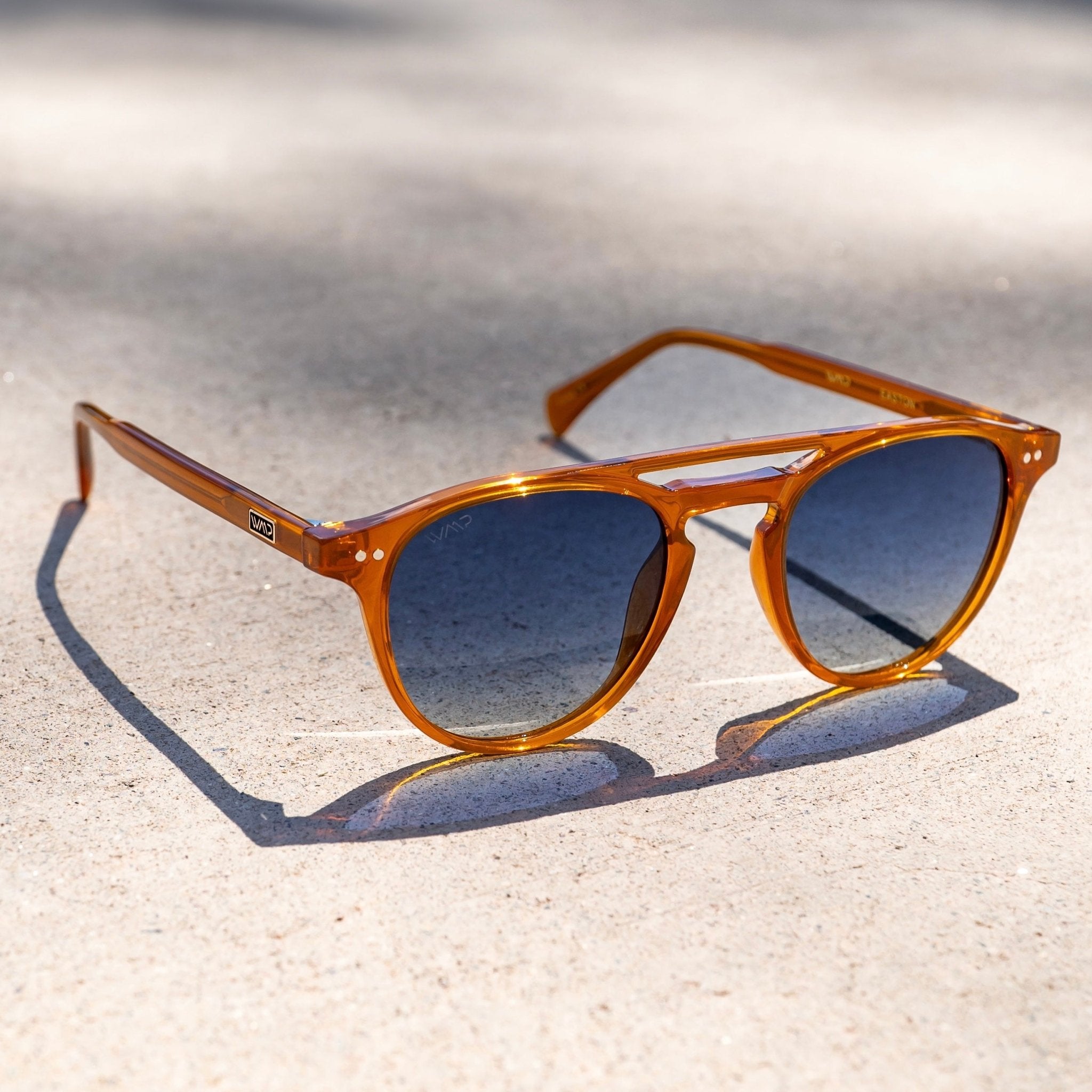 EASTON Men's Round Trendy Sunglasses in Desert Orange by WMP Eyewear - PUNCH Watch & Eyewear - WMP Eyewear