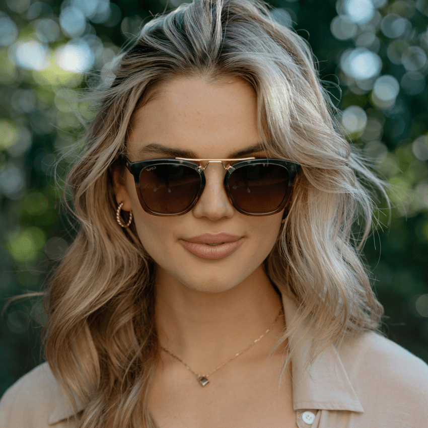 DEMI Oversized Women's Sunglasses in Desert Sage by WMP Eyewear - PUNCH Watch & Eyewear - WMP Eyewear