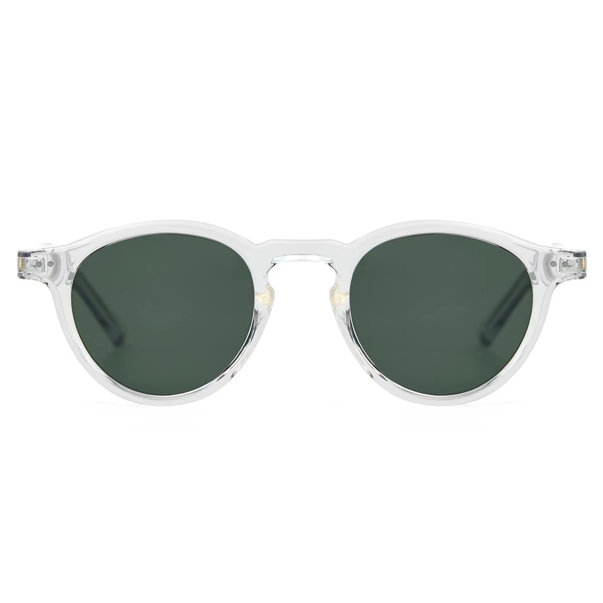 REN, Essentials Polarised Sunglasses, Unisex, Crystal, Green Lens by TrueVivid - PUNCH Watch & Eyewear 