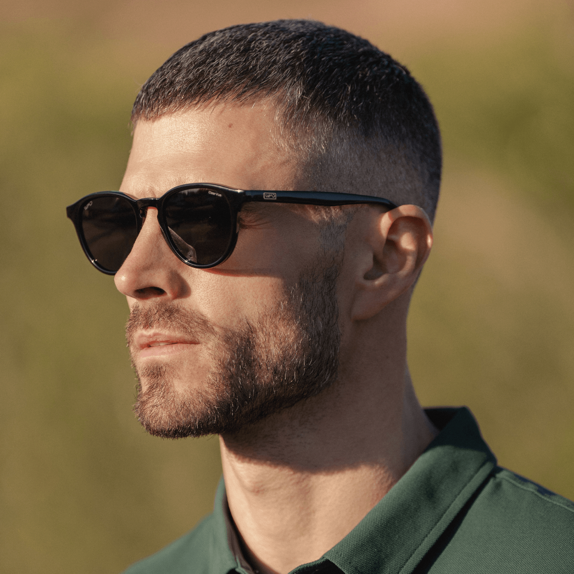 BIRDIE Men's Golf Special Edition Sunglasses in Triple Black by WMP Eyewear - PUNCH Watch & Eyewear - WMP Eyewear