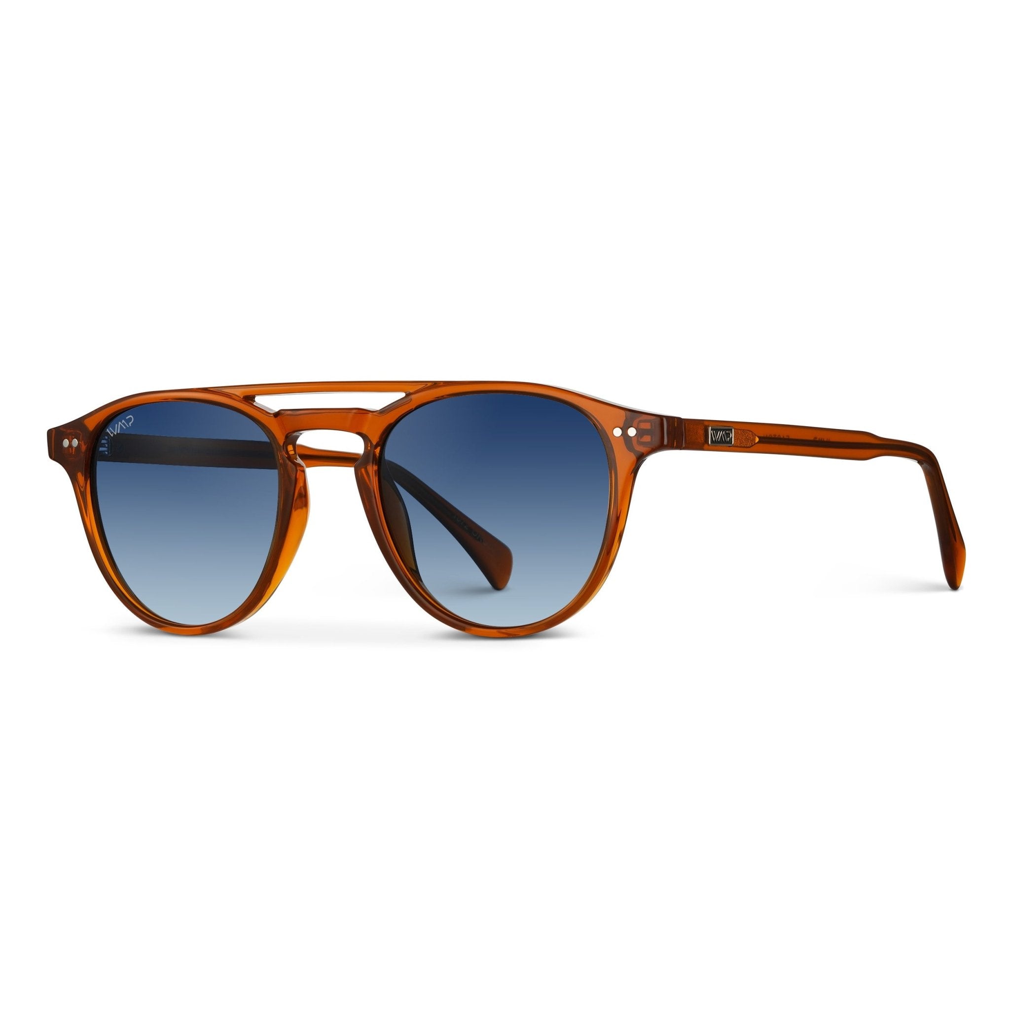 EASTON Men's Round Trendy Sunglasses in Desert Orange by WMP Eyewear - PUNCH Watch & Eyewear - WMP Eyewear