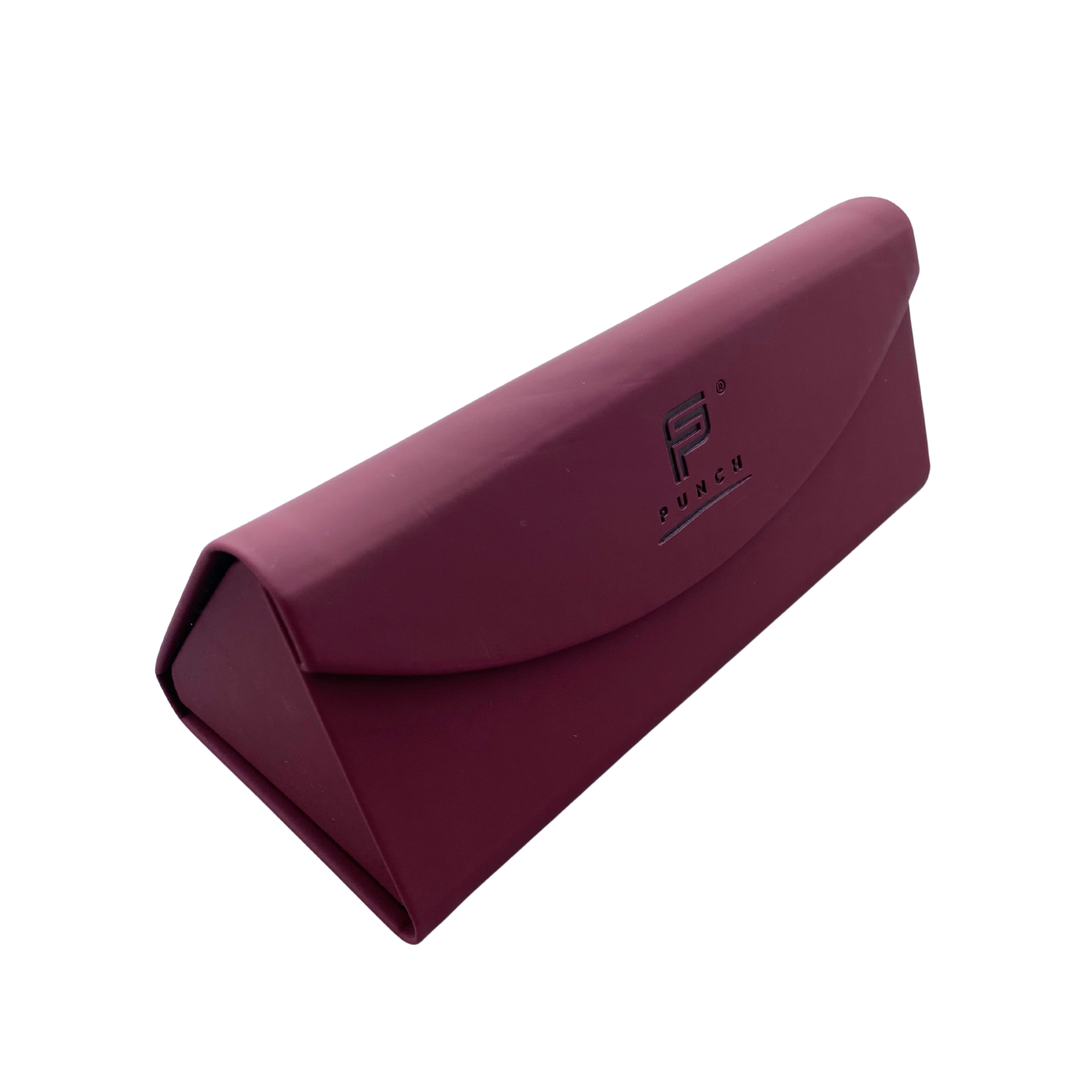 Foldable Premium Sunglasses Case in Wine Red by PUNCH