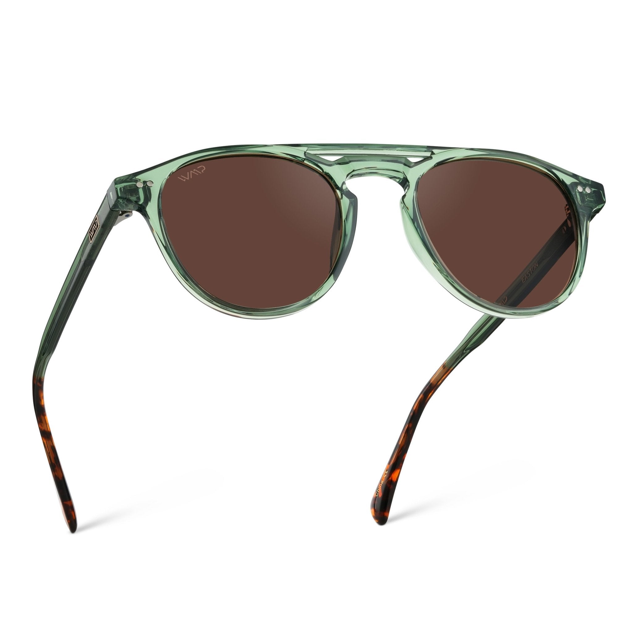 EASTON Men's Round Trendy Sunglasses in Emerald Green by WMP Eyewear - PUNCH Watch & Eyewear - WMP Eyewear