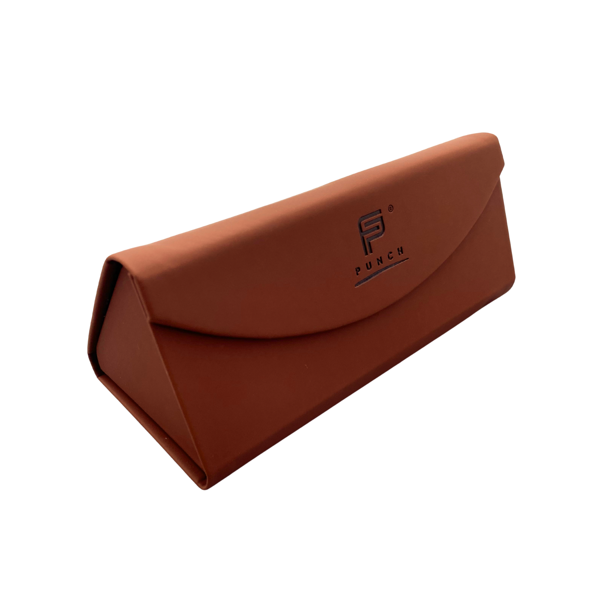 Foldable Premium Sunglasses Case in Brown by PUNCH