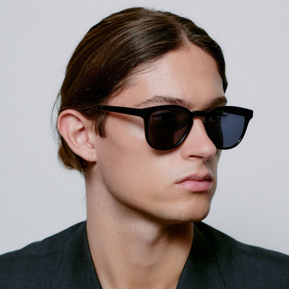 A.KJÆRBEDE (AKJAERBEDE) Bate Sunglasses | Black Square Frame - PUNCH Watch & Eyewear - A.KJÆRBEDE