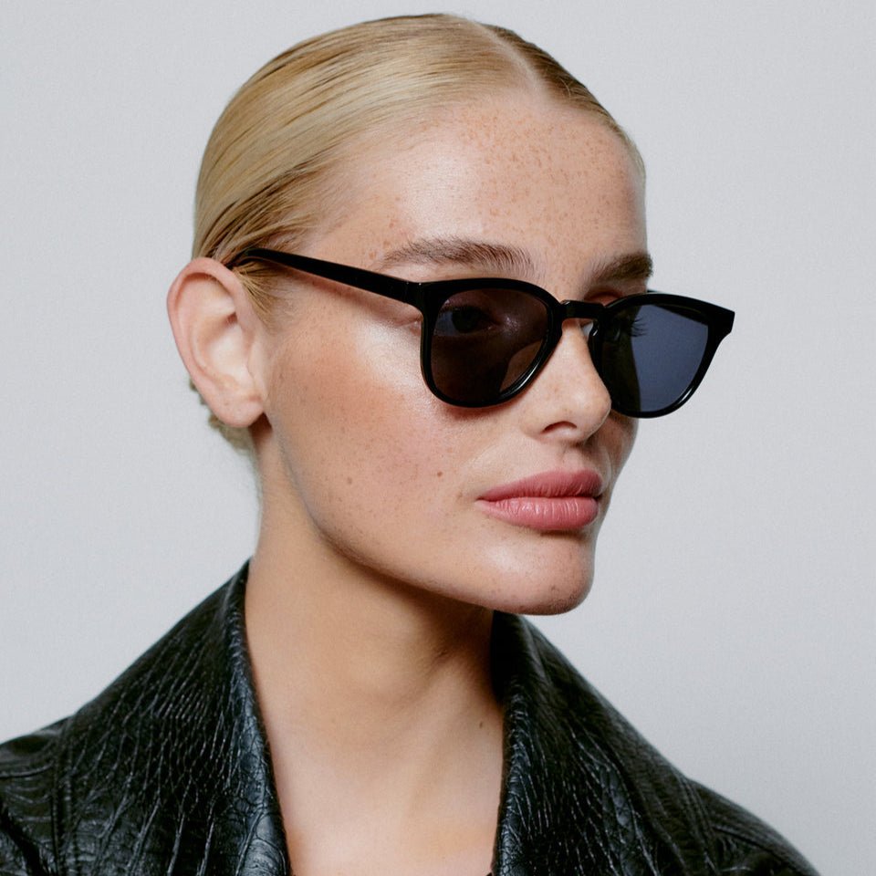 A.KJÆRBEDE (AKJAERBEDE) Bate Sunglasses | Black Square Frame - PUNCH Watch & Eyewear - A.KJÆRBEDE