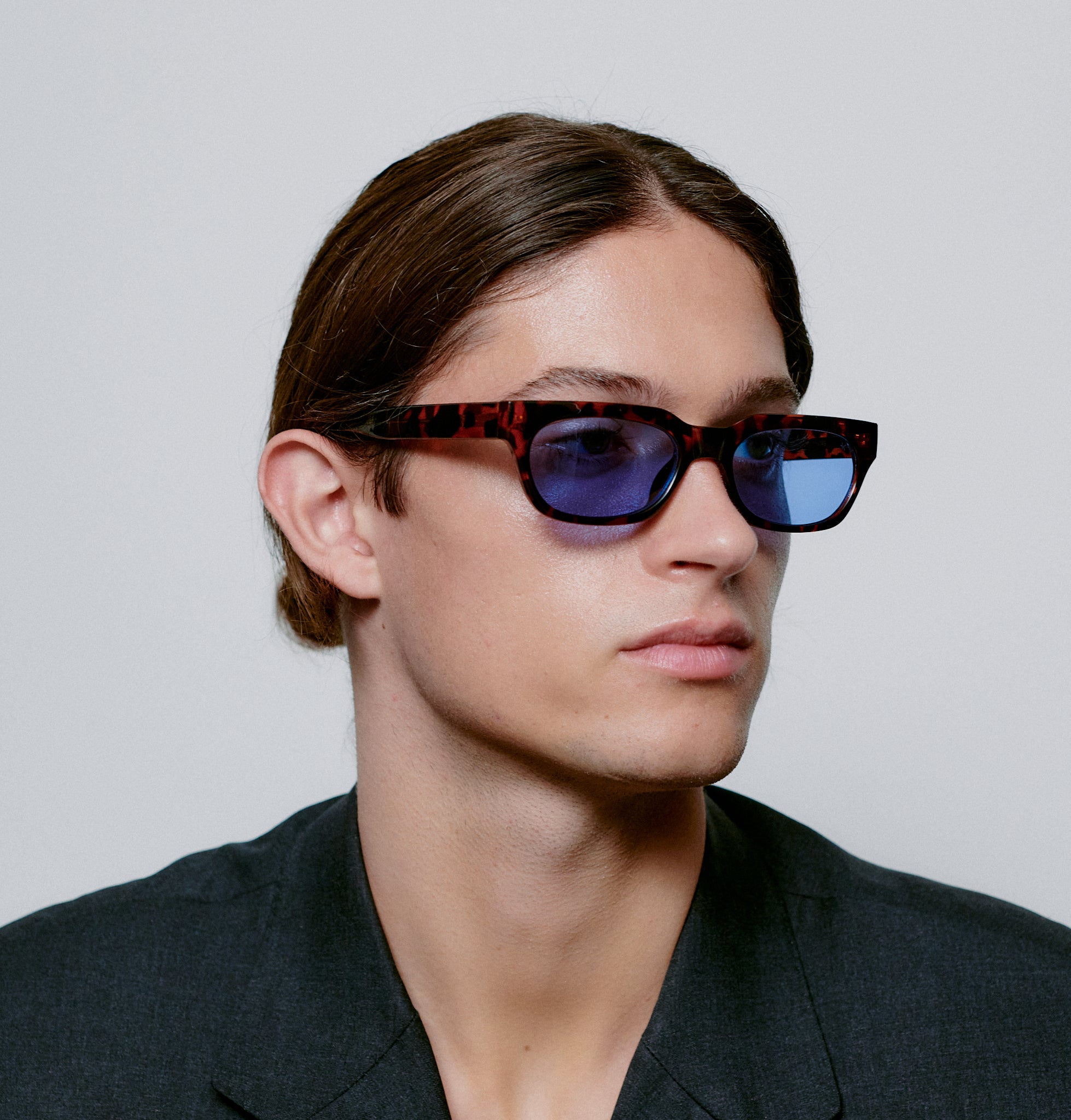 A.KJÆRBEDE BROR Sunglasses l Demi Tortoise, Blue Lens - PUNCH Watch & Eyewear - A.KJÆRBEDE