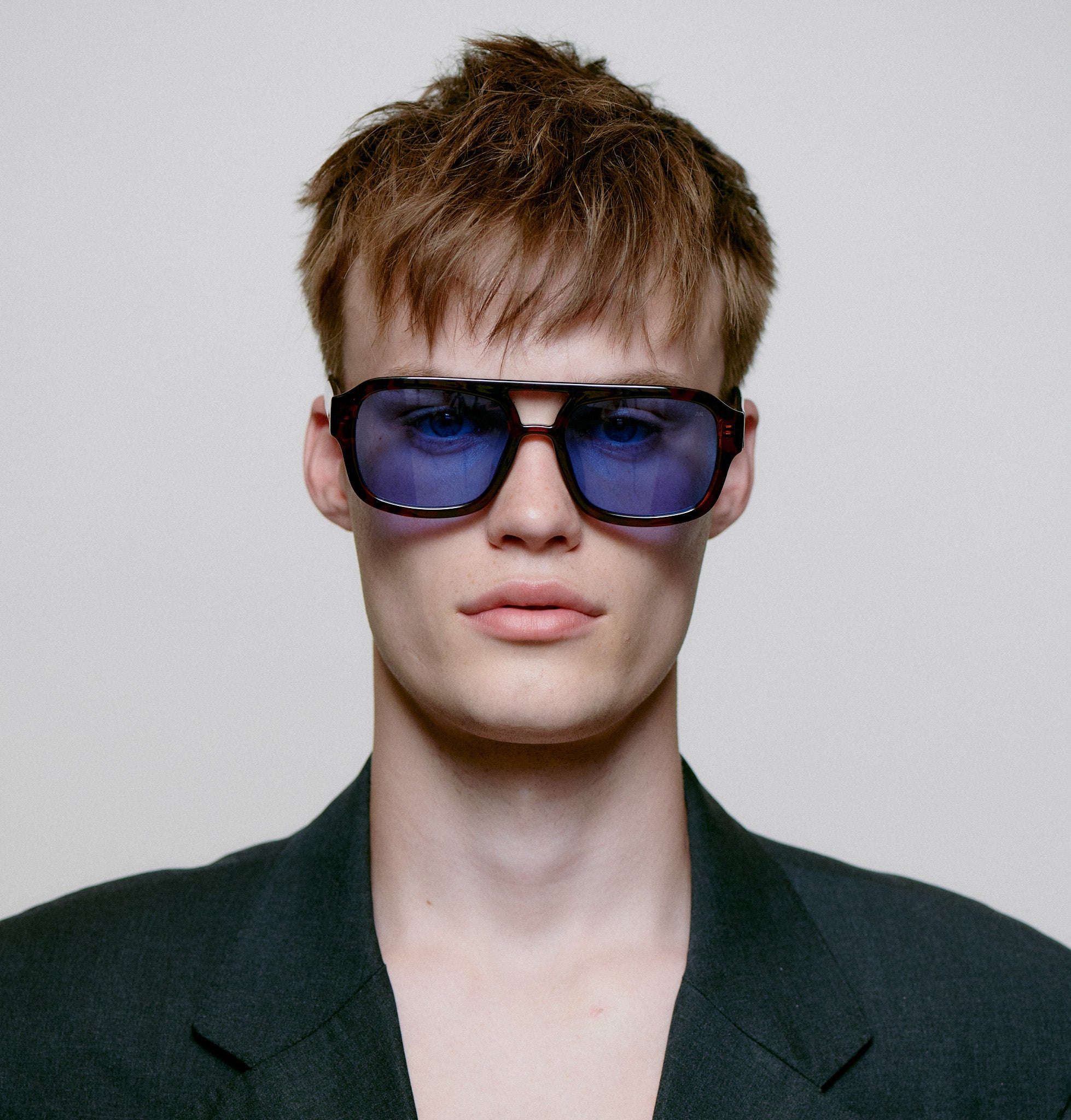 A.KJÆRBEDE KAYA Sunglasses l Demi Tortoise, Blue Lens - PUNCH Watch & Eyewear - A.KJÆRBEDE