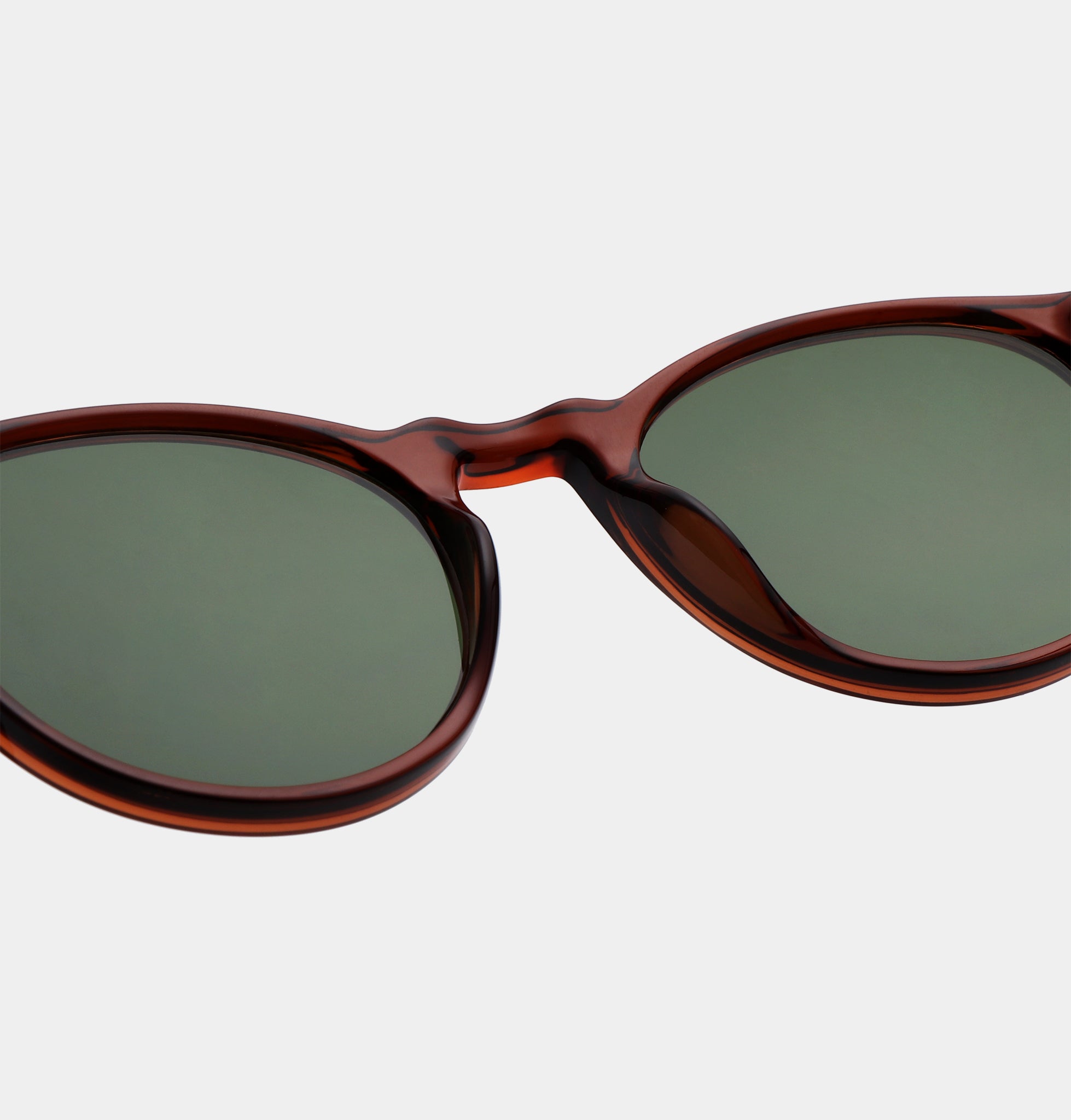 A.KJÆRBEDE (AKJAERBEDE) Marvin Sunglasses | Brown Transparent Round Frame - PUNCH Watch & Eyewear - A.KJÆRBEDE