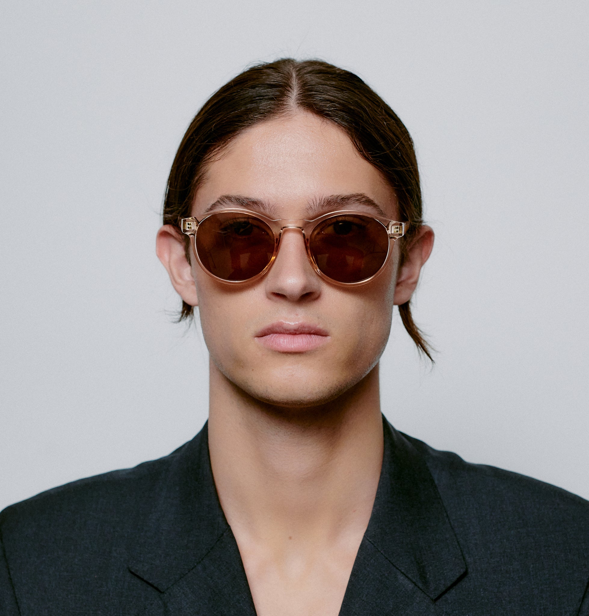 A.KJÆRBEDE (AKJAERBEDE) Marvin Sunglasses | Champagne Round Frame - PUNCH Watch & Eyewear - A.KJÆRBEDE