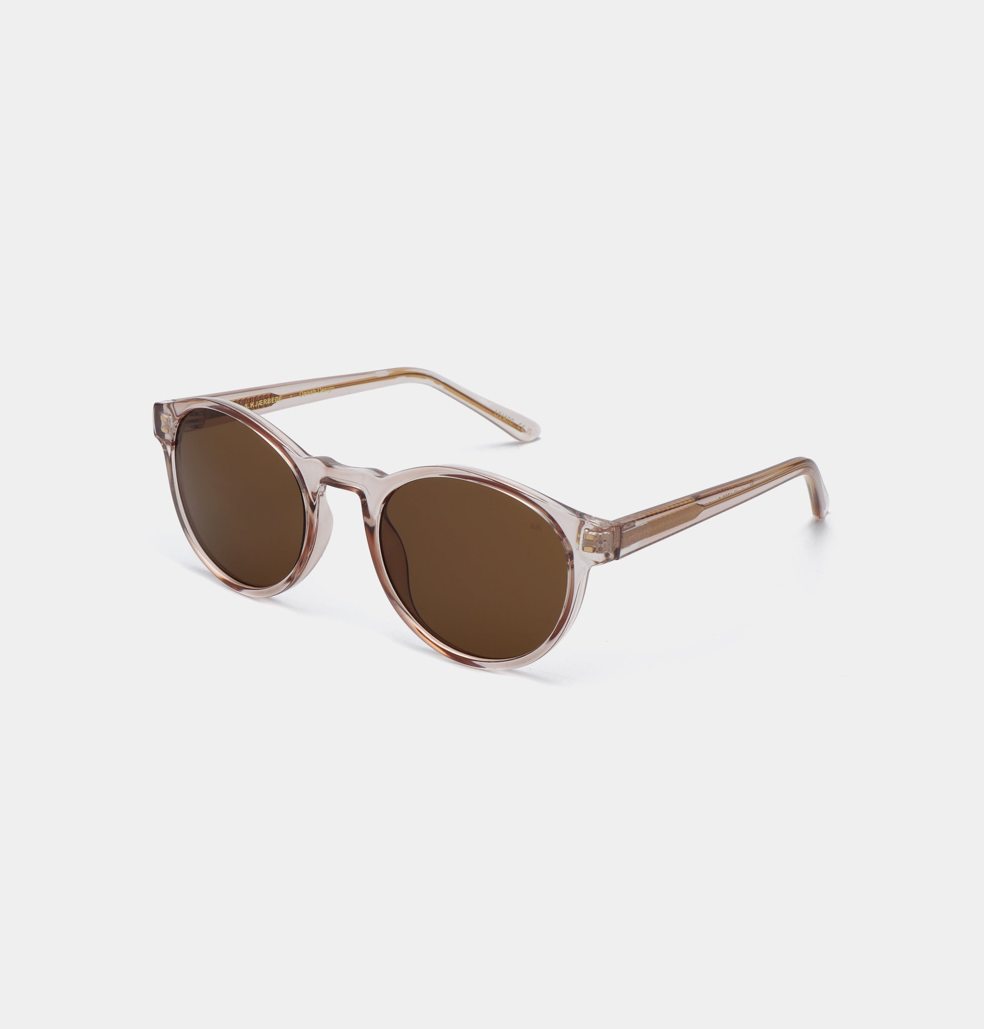 A.KJÆRBEDE (AKJAERBEDE) Marvin Sunglasses | Champagne Round Frame - PUNCH Watch & Eyewear - A.KJÆRBEDE