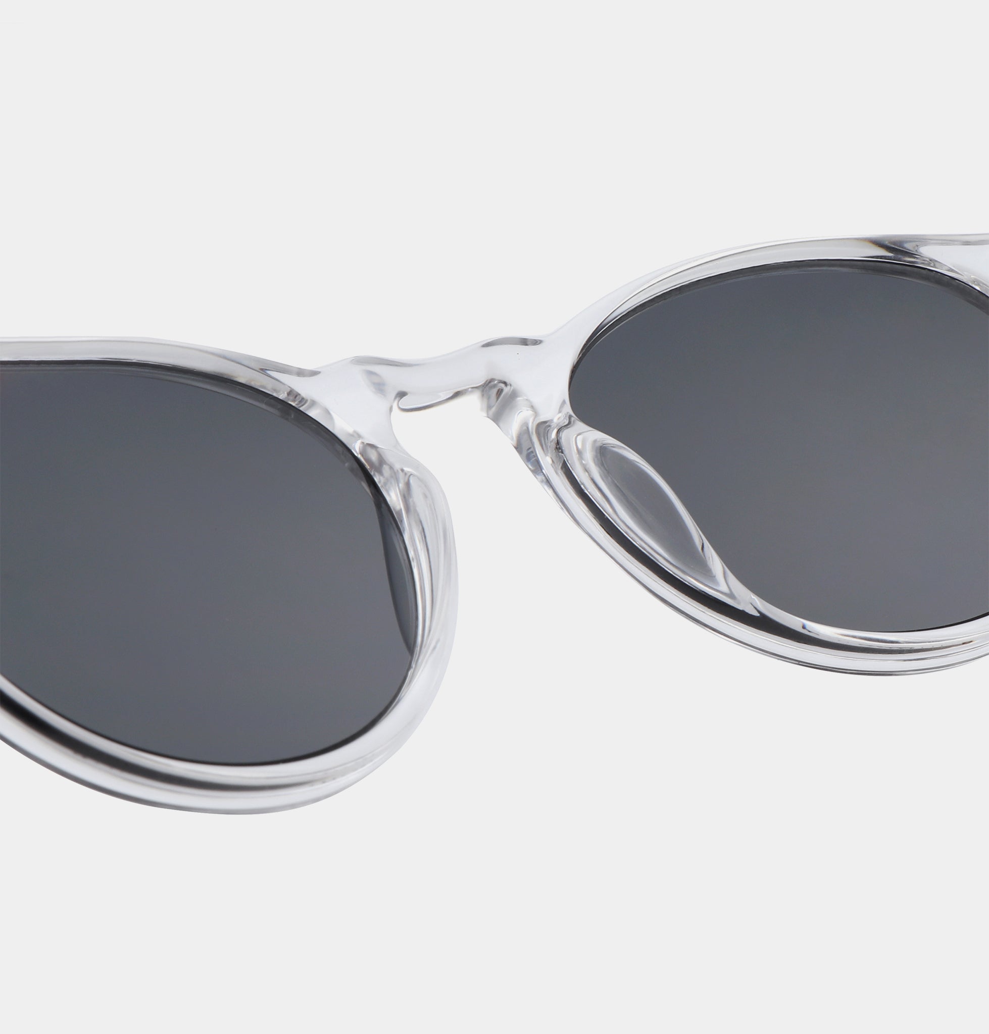 A.KJÆRBEDE (AKJAERBEDE) Marvin Sunglasses | Crystal Round Frame - PUNCH Watch & Eyewear - A.KJÆRBEDE