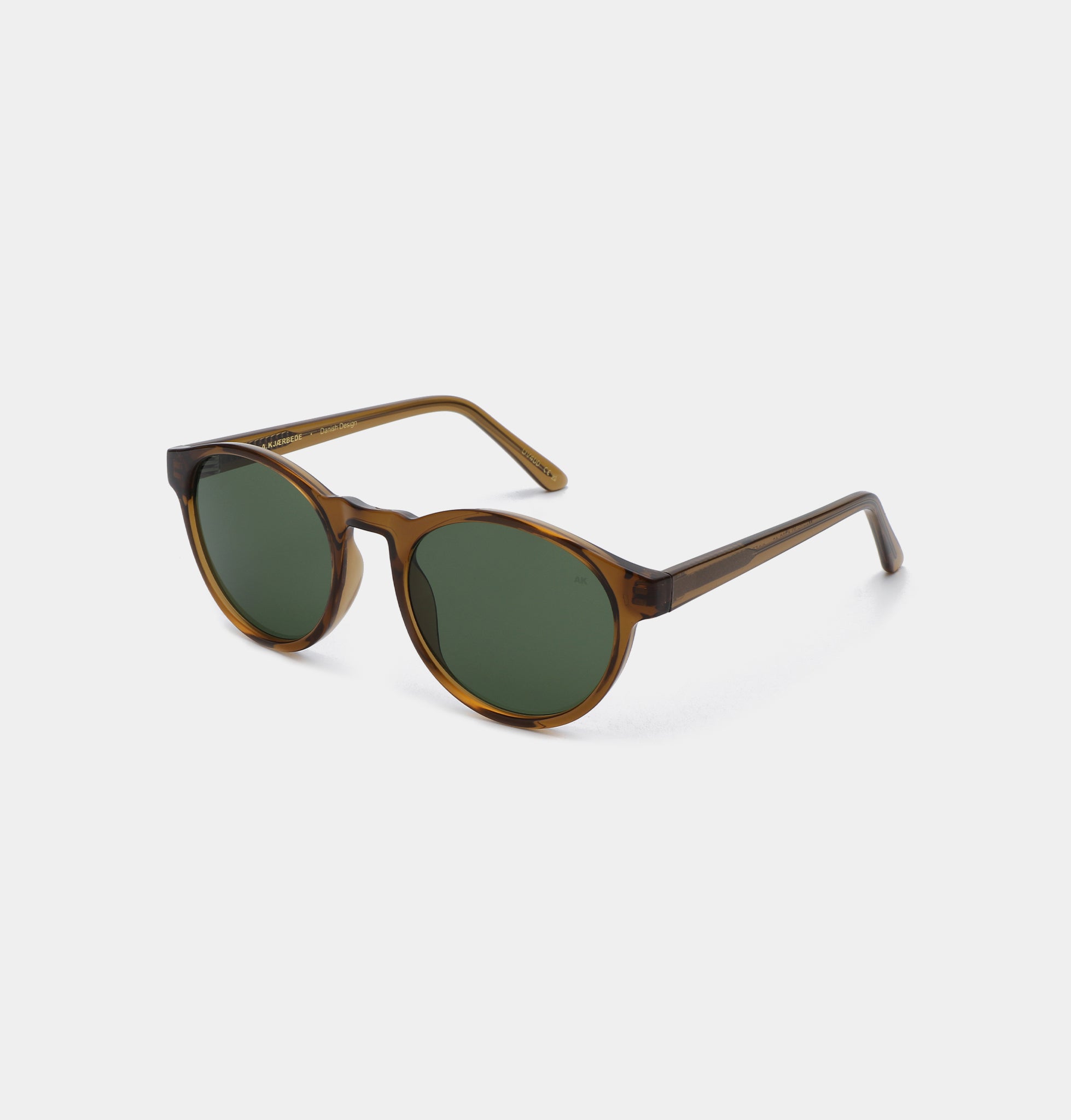 A.KJÆRBEDE (AKJAERBEDE) Marvin Sunglasses | Smoke Transparent Round Frame - PUNCH Watch & Eyewear - A.KJÆRBEDE