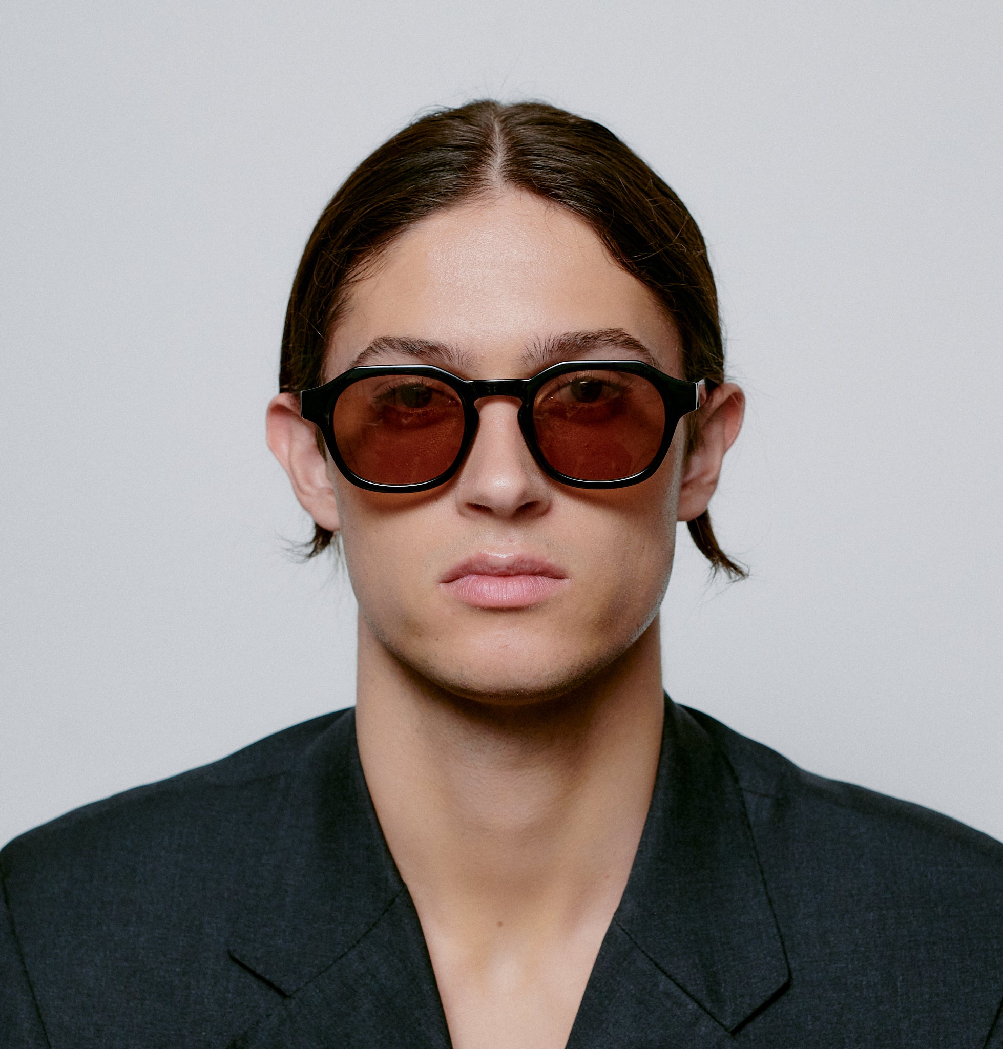 A.KJÆRBEDE (AKJAERBEDE) Zan Sunglasses | Black Frame, Brown Lens - PUNCH Watch & Eyewear - A.KJÆRBEDE