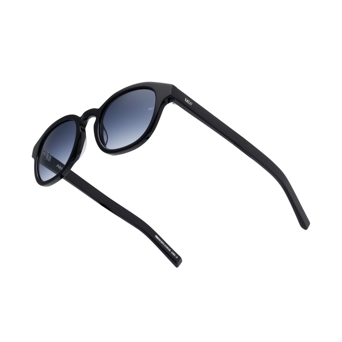 AKi Black Deep Blue Gradient Sunglasses fmr Bille by Messy Weekend