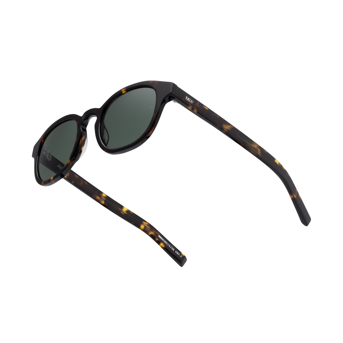 AKi Dark Havana Deep Green Sunglasses fmr Bille by Messy Weekend
