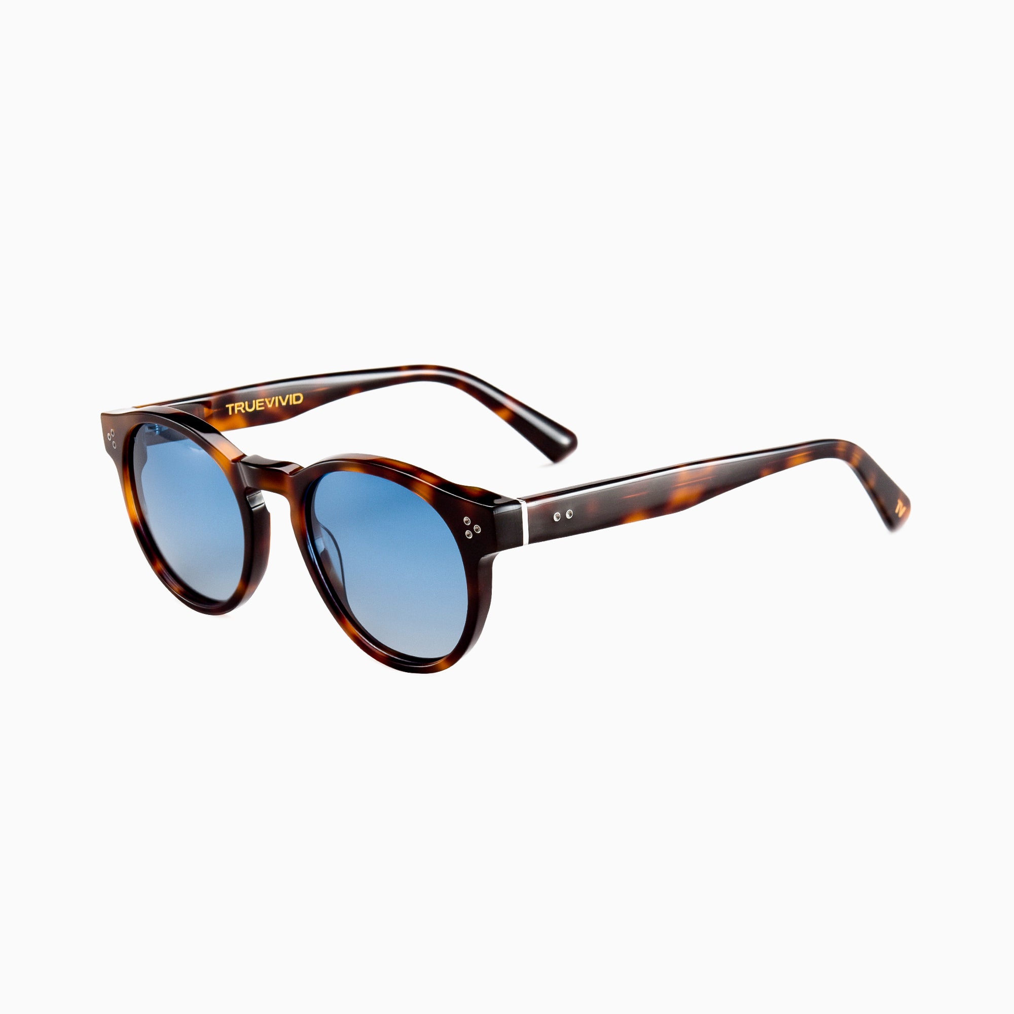ALBA Polarised Sunglasses, Unisex, Tortoise Brown, Blue Gradient by TrueVivid - PUNCH Watch & Eyewear - TRUEVIVID