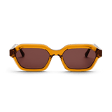 Messy Weekend Anthony Men’s Hexagonal Brown Sunglasses