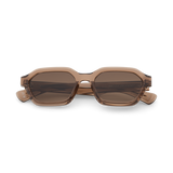 ARO Terra Deep Brown Gradient Hexagonal Sunglasses fmr Anthony Messy Weekend