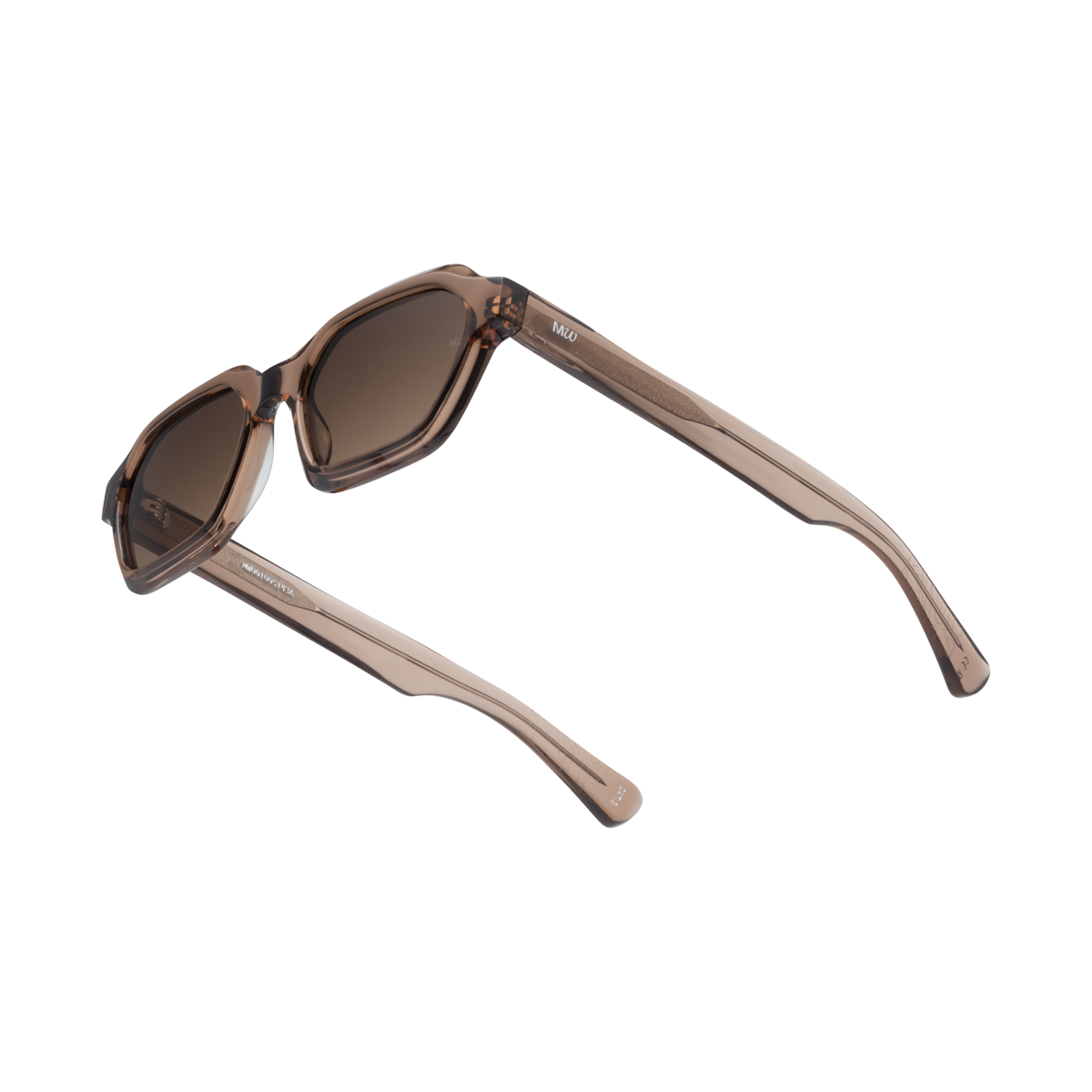 ARO Terra Deep Brown Gradient Hexagonal Sunglasses fmr Anthony Messy Weekend