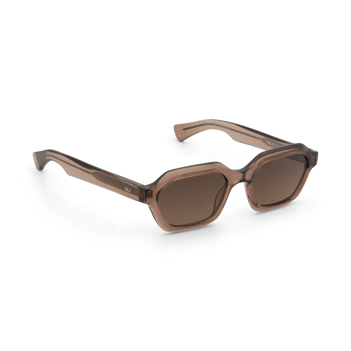 ARO Terra Deep Brown Gradient Hexagonal Sunglasses fmr Anthony Messy Weekend