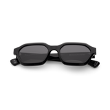ARO Black Deep Grey Hexagonal Sunglasses fmr Anthony by Messy Weekend