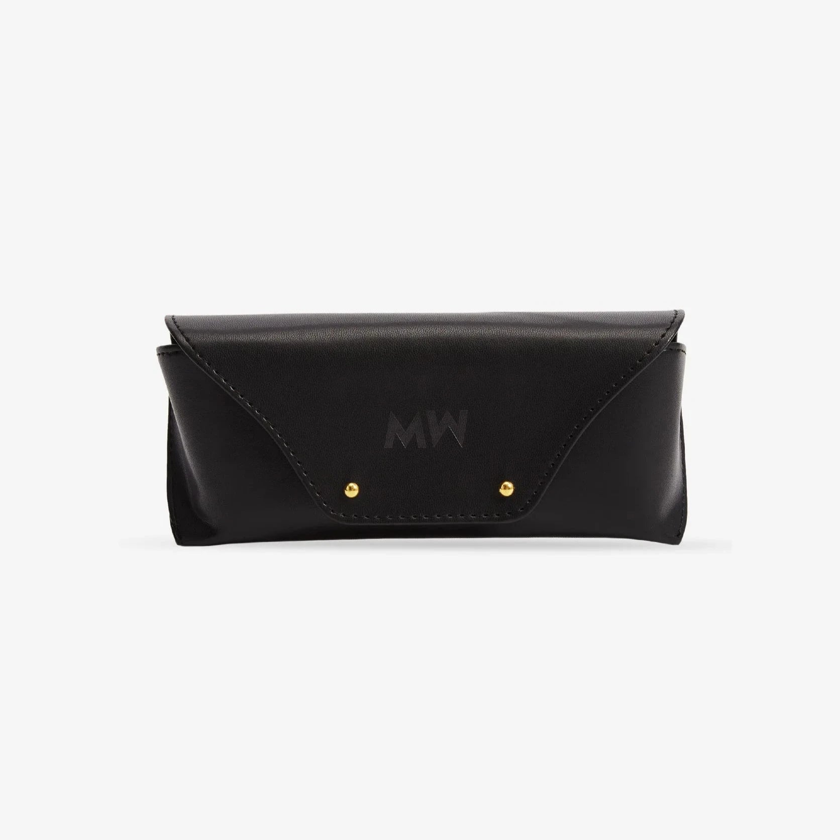 MESSY WEEKEND Black Sunglasses Case - Punch Watch Design 