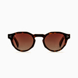 Round Polarised Sunglasses - TrueVivid Aura l Brown Tortoise