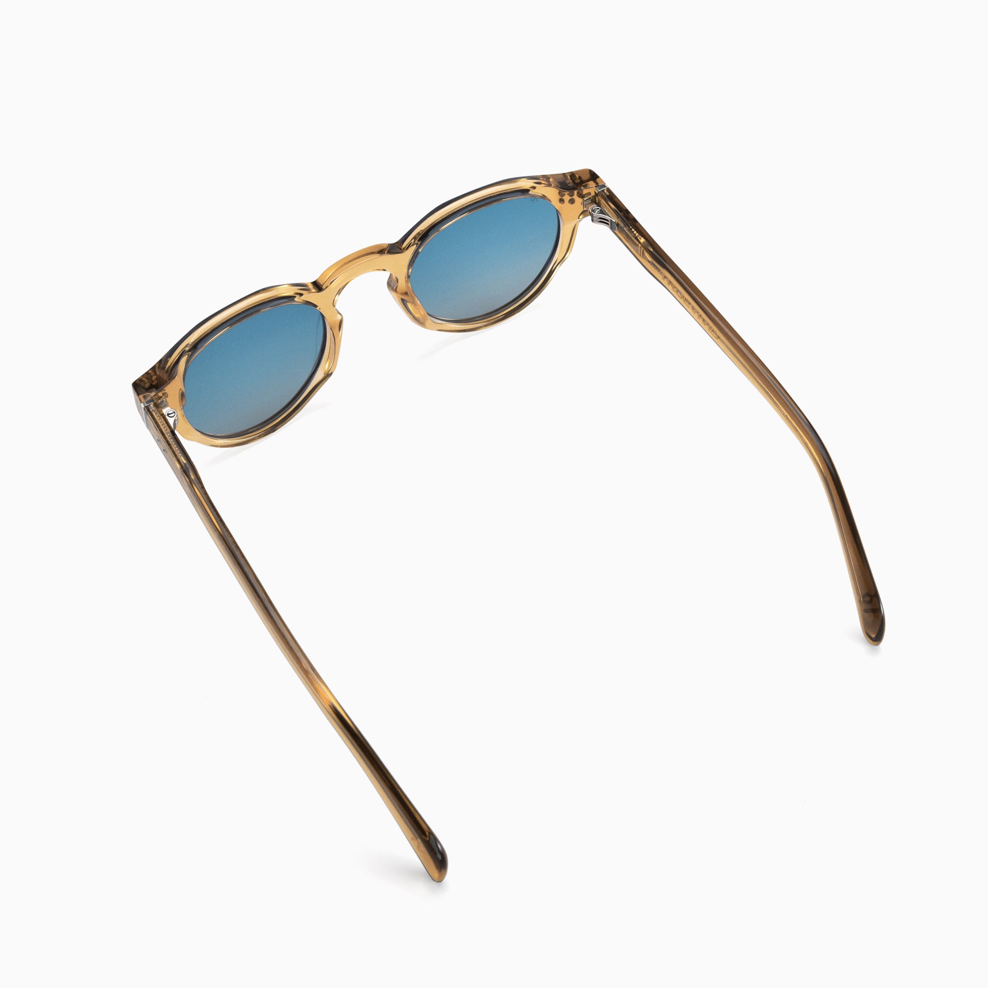 AURA Polarised Sunglasses, Unisex, Crystal Brown, Blue Gradient by TrueVivid - PUNCH Watch & Eyewear - TRUEVIVID