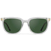 ABNER Unisex Polarized Sunglasses in Glossy Clear Crystal by WMP Eyewear