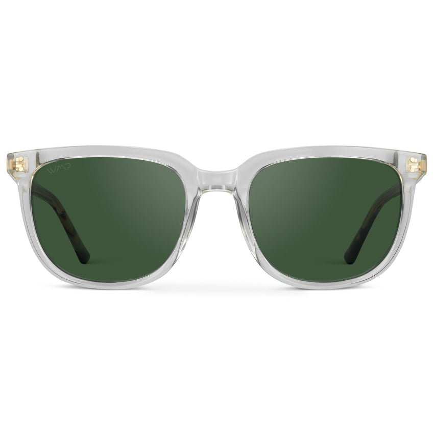 ABNER Unisex Polarized Sunglasses in Glossy Clear Crystal by WMP Eyewear - PUNCH Watch & Eyewear - WMP Eyewear