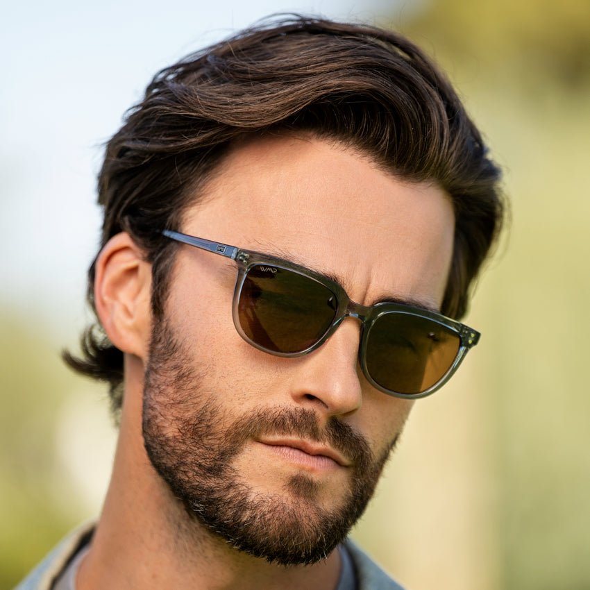 ABNER Unisex Polarized Sunglasses in Crystal Stone Blue by WMP Eyewear - PUNCH Watch & Eyewear - WMP Eyewear