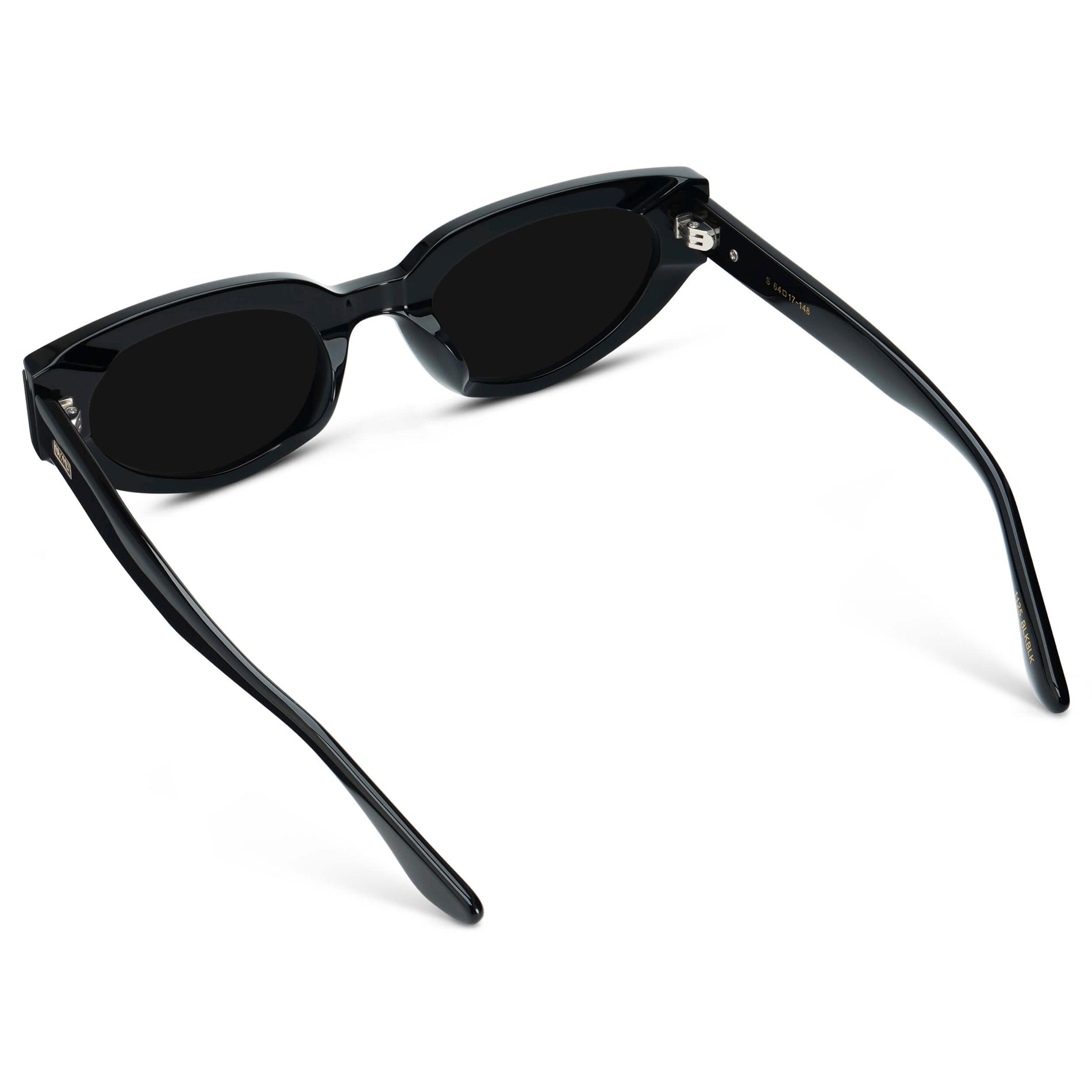 ASTRA Women's Cat - Eye Sunglasses in Triple Black by WMP Eyewear - PUNCH Watch & Eyewear - WMP Eyewear