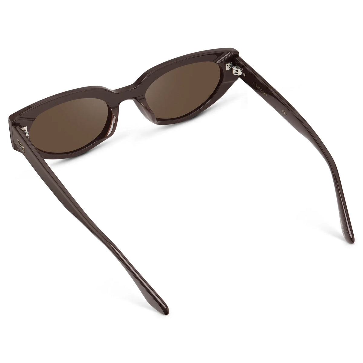 ASTRA Women's Cat-Eye Sunglasses in Mocha Brown by WMP Eyewear