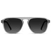 EMERSON Unisex Square Aviator Sunglasses in Moonrock Grey by WMP Eyewear - Punch Watch Design 
