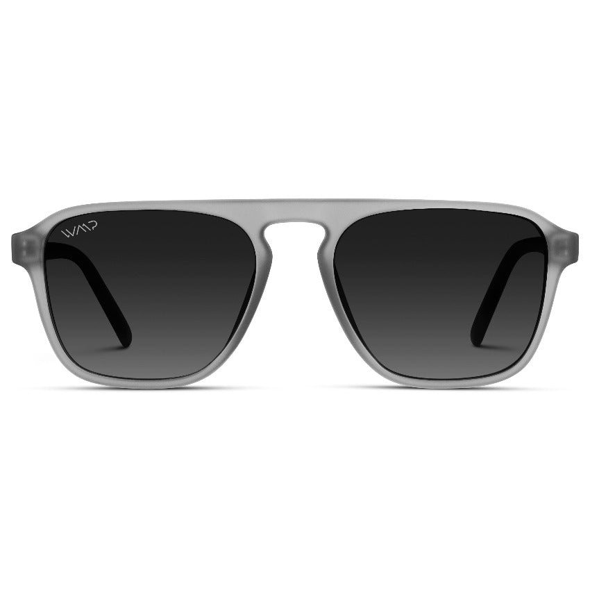 EMERSON Unisex Square Aviator Sunglasses in Moonrock Grey by WMP Eyewear - PUNCH Watch & Eyewear - WMP Eyewear